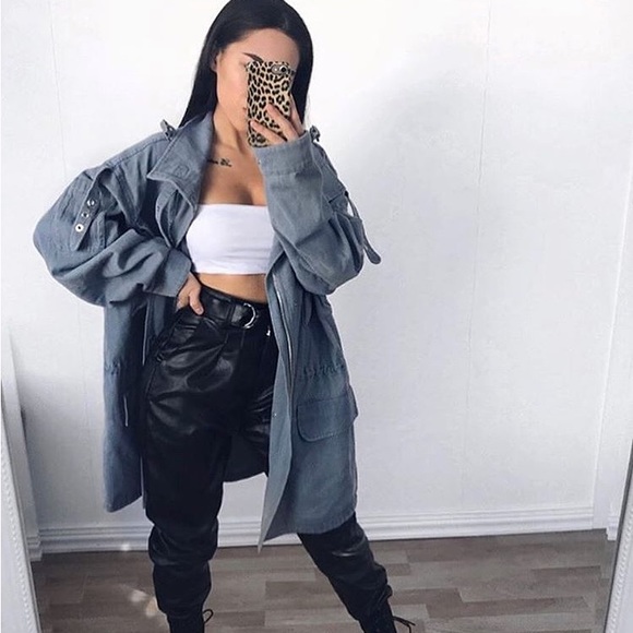 Rare and unique oversized denim jacket Mistress Rocks - Picture 6 of 10